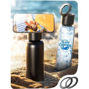 AINOPE 24 oz Magnetic Stainless Steel Insulated Bottle - MagSafe Compatible